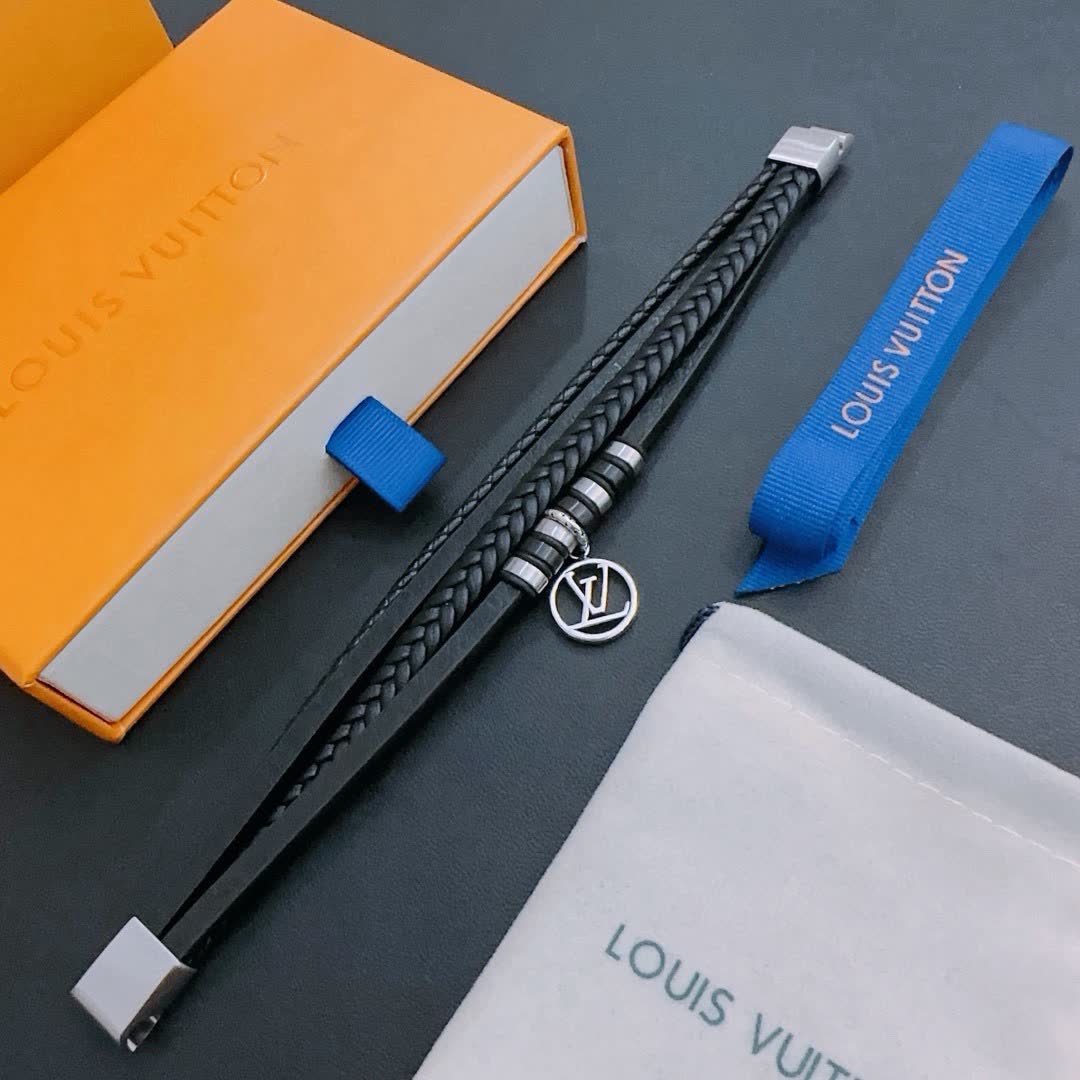 Louis Vuitton Leather Bracelet